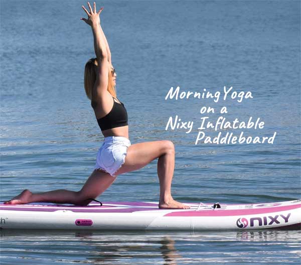 NIXY Yoga Sup - Inflatable Paddleboard for Doing Yoga on the Water