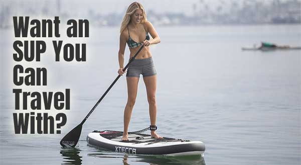 Xterra Inflatable SUP (Stand Up Paddleboard) - Compact and Lightweight, Ideal for Travel