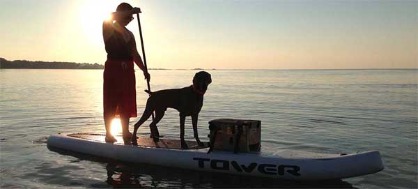 Tower Xplorer Inflatable SUP Can Carry Pets, Fishing Cargo, etc..