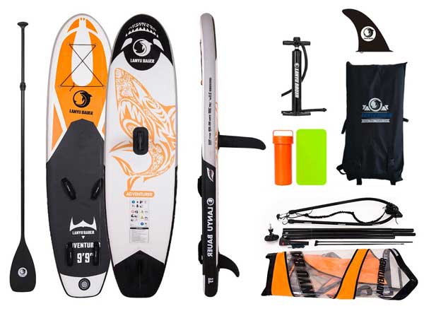 Inflatable SUP Windsurfing Package with Sail