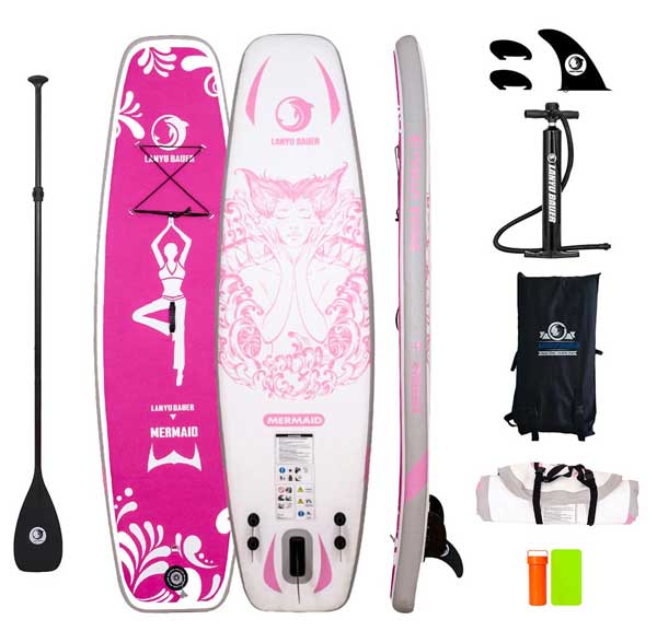 Mermaid Yoga Paddle Board Package