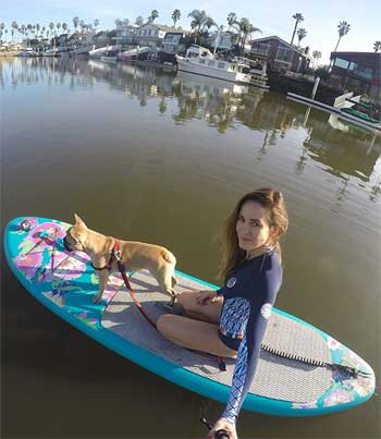 Supflex Inflatable Paddleboard with Dog