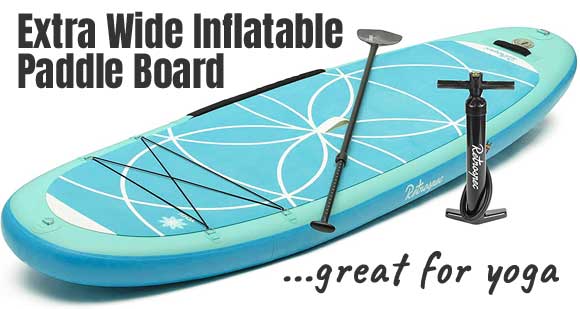 Extra Wide Inflatable SUP for Yoga